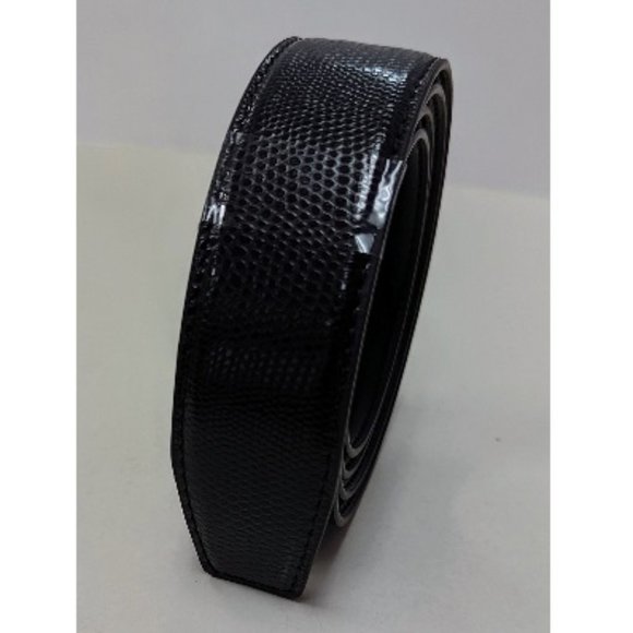 🆕 SILVER RHINESTONE GREEK DESIGN BLACK SNAKE STRAP AUTOMATIC… - Picture 2 of 4